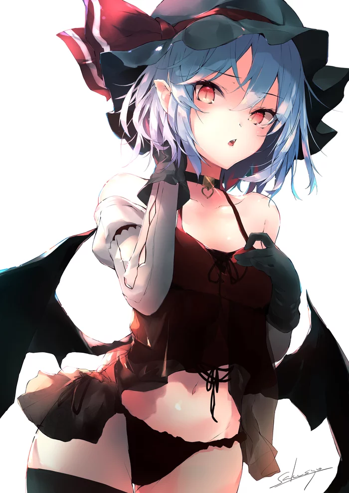 Remilia Scarlet - NSFW, Touhou, Anime art, Anime, Remilia scarlet, Sakusyo