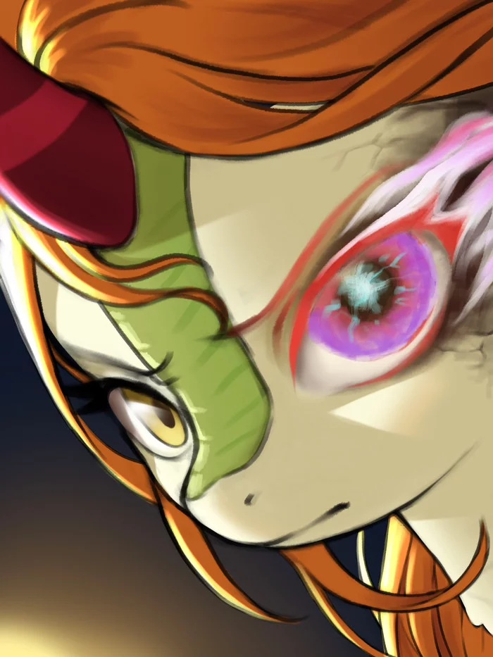 When they said your jokes weren't very funny - My little pony, PonyArt, MLP Kirin, Autumn blaze