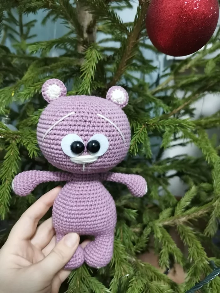 First toys of January - My, Knitted toys, Amigurumi, Crochet, Needlework without process, Longpost