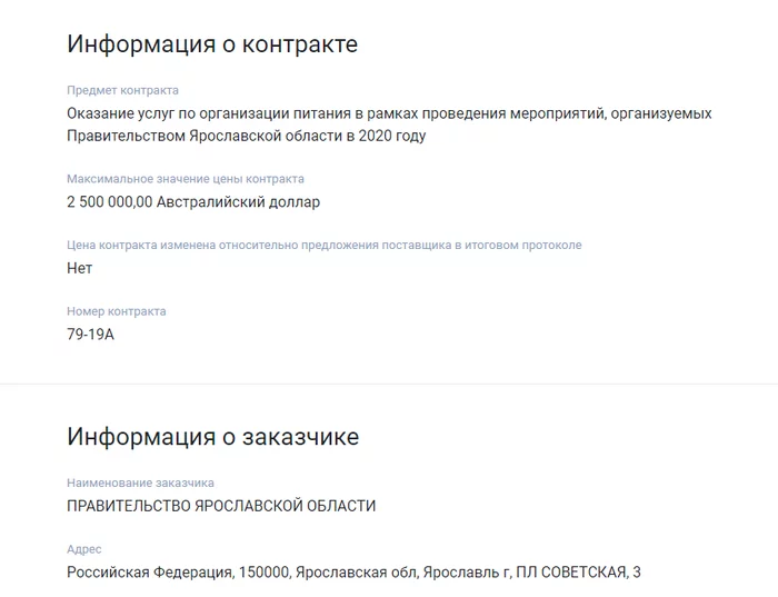 The Yaroslavl government carried out purchases in Australian dollars - Government purchases, Yaroslavl, Australia, Australian dollar, FAS