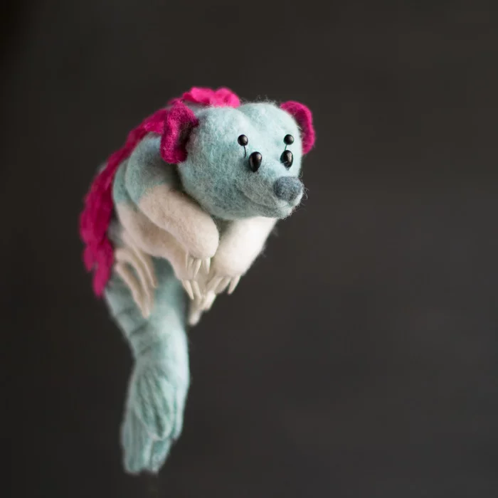 Bearplankton - My, Dry felting, Hybrid, Longpost, Plankton, Needlework without process