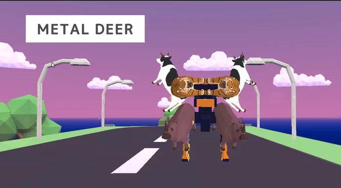 Deer Simulator on Steam - My, Deer Simulator, Games, Deer, Simulator, Video