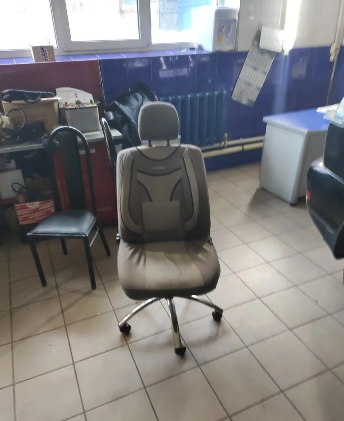 DIY computer chair - My, With your own hands, Computer chair, Workplace, Longpost