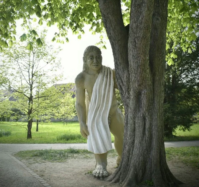 good evening - My, Travels, Basel, The statue, Switzerland, Sculpture