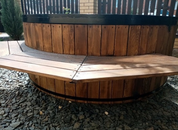 Недорого, не сложно, и смотрится приятно Колодец, Деревянный, Обшивка, Бетон, Длиннопост