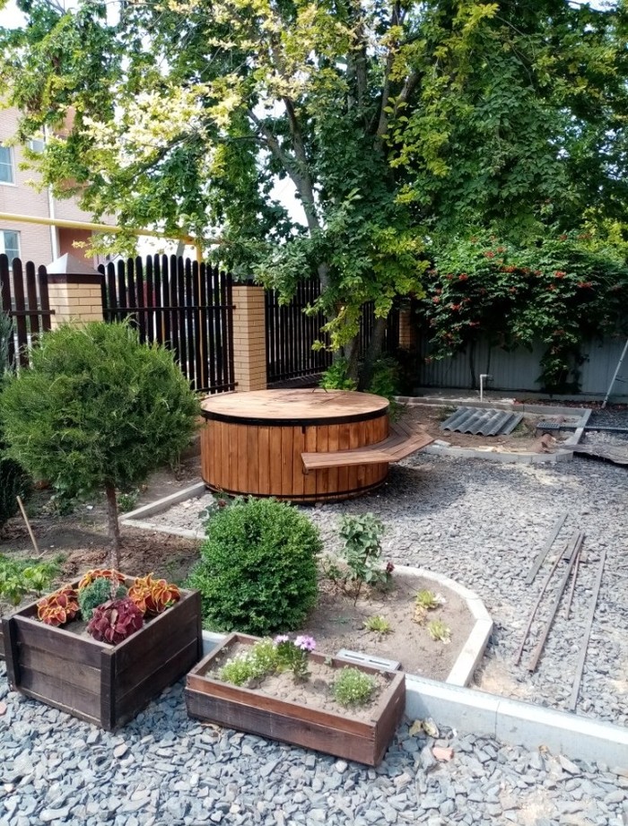 Недорого, не сложно, и смотрится приятно Колодец, Деревянный, Обшивка, Бетон, Длиннопост