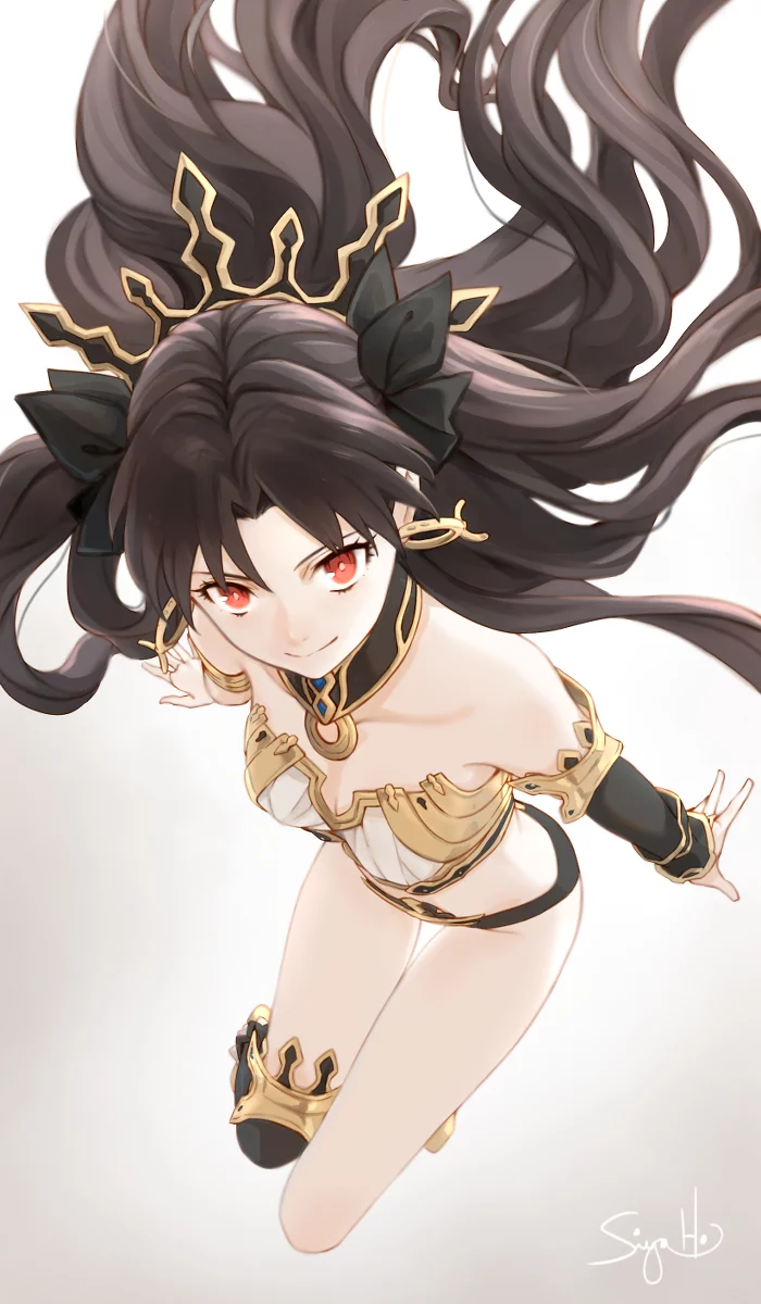 Ishtar (Fate) - Anime, Art, Anime art, Fate, Fate grand order, Ishtar, Tohsaka rin, Pixiv