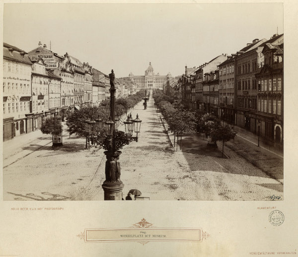 Wenceslas Square at different times - My, Prague, Czech, Europe, Historical photo, It Was-It Was, Longpost