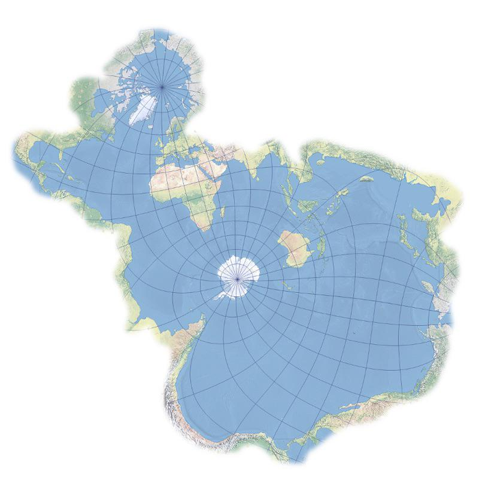 Карта мира с точки зрения рыб Карты, Мир, Земля, Проекция, Вода, Мировой океан