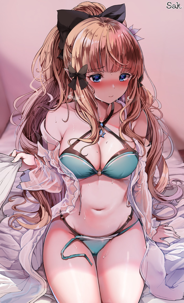 Saren Princess Connect! Re:Dive, , ,  , Blush, Anime Art, , Saren Sasaki