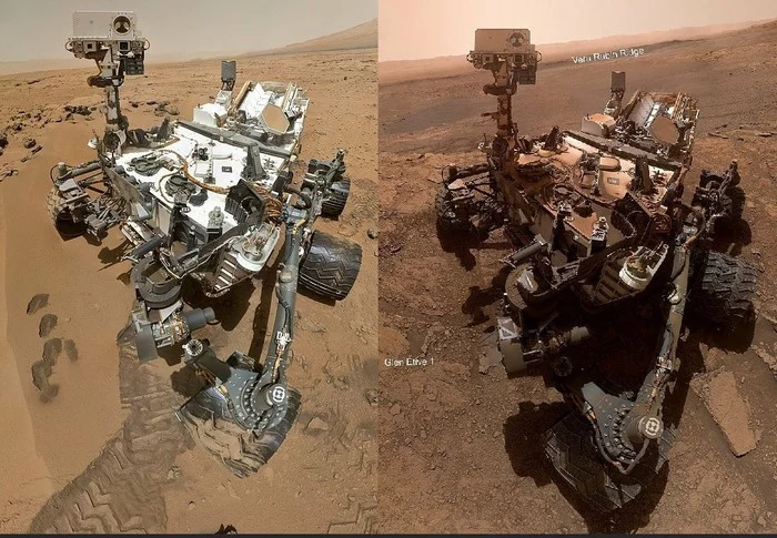 Curiosity after 7 years on Mars - Reddit, Kyurocity, Curiosity, Rover, Mars