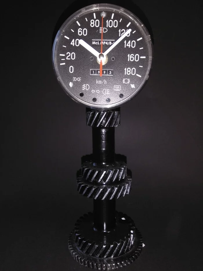 Race car driver's watch - Welding, Clock, Handmade, Needlework without process, Metal, Ayrton Senna, Formula 1, Longpost