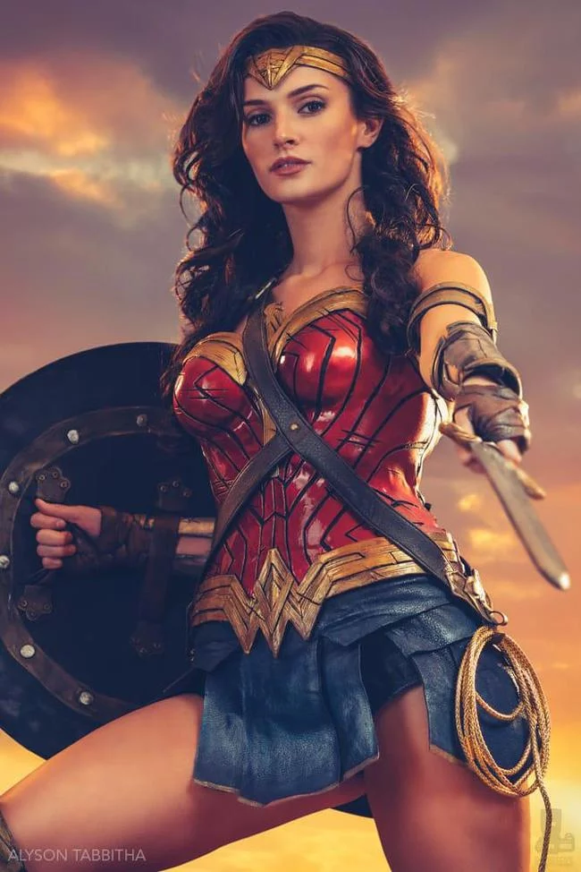 Alyson Tabbitha - The photo, Girls, Cosplay, Wonder Woman, Longpost, Alyson Tabbitha