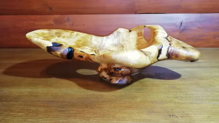 Birch suvel bowl - My, Thread, Wood carving, Bowl, Souvel, With your own hands, Video, Longpost