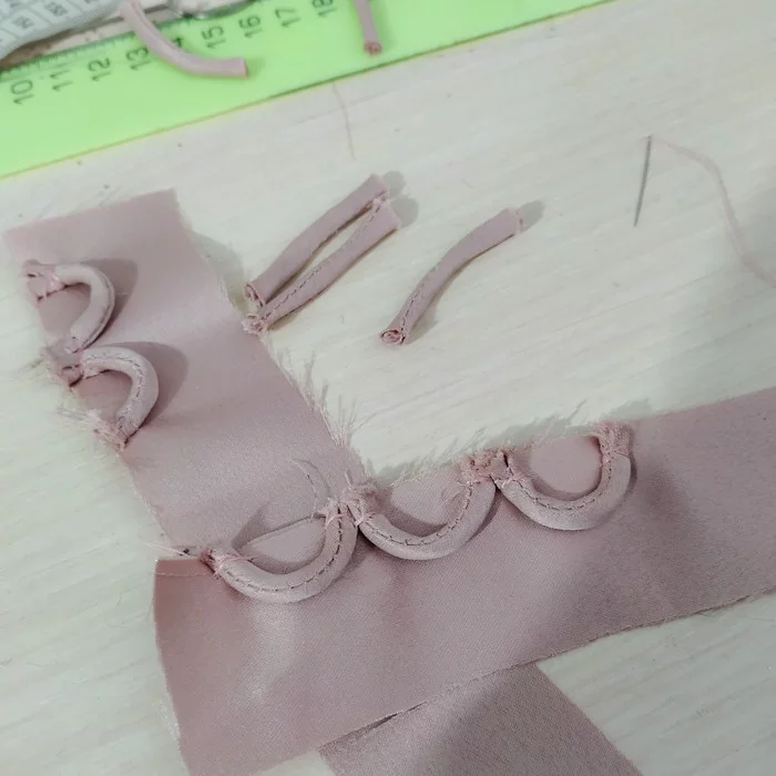 Dress on a transparent bodice with cut-off cups - My, Needlework with process, The dress, Corset, Longpost
