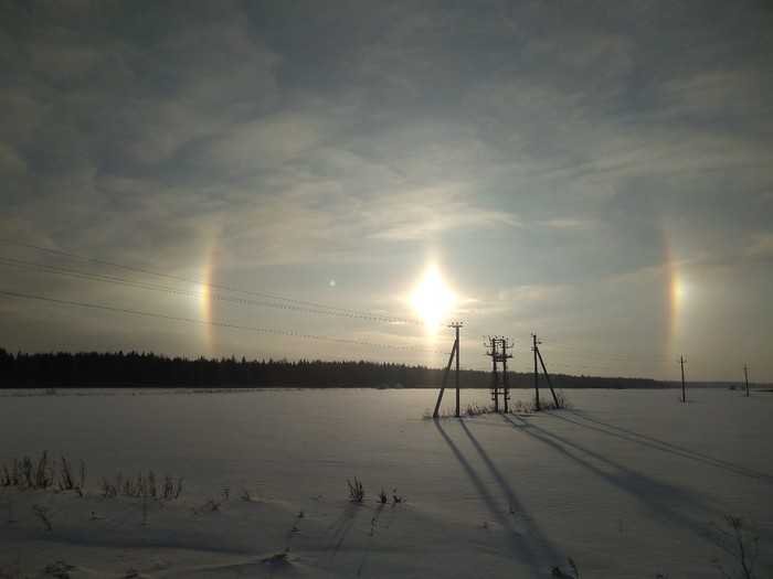 Just a halo - Halo, Winter, freezing