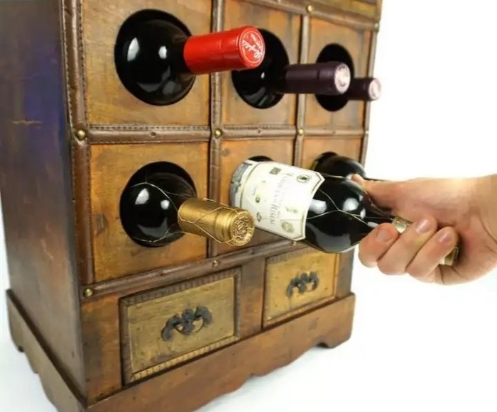Винный шкафчик Ковка, Мебель, Винный шкаф, Ручная работа, Работа с деревом, Длиннопост