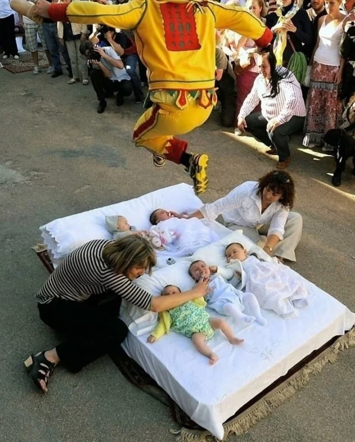 Baby Jumping in Spain - Spain, And the contests are interesting