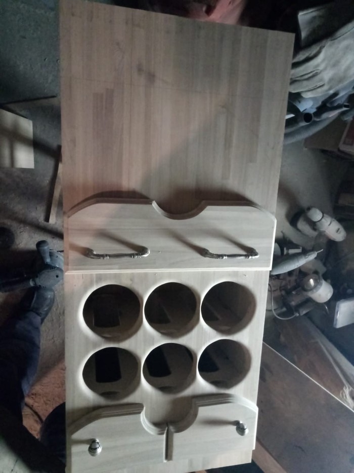 Винный шкафчик Ковка, Мебель, Винный шкаф, Ручная работа, Работа с деревом, Длиннопост