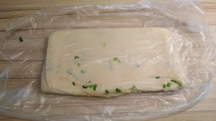 Слоёные лепешки с зелёным луком Рецепт, Лепешки, Выпечка, Тесто, Длиннопост