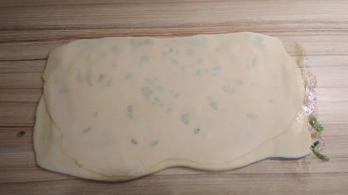 Слоёные лепешки с зелёным луком Рецепт, Лепешки, Выпечка, Тесто, Длиннопост