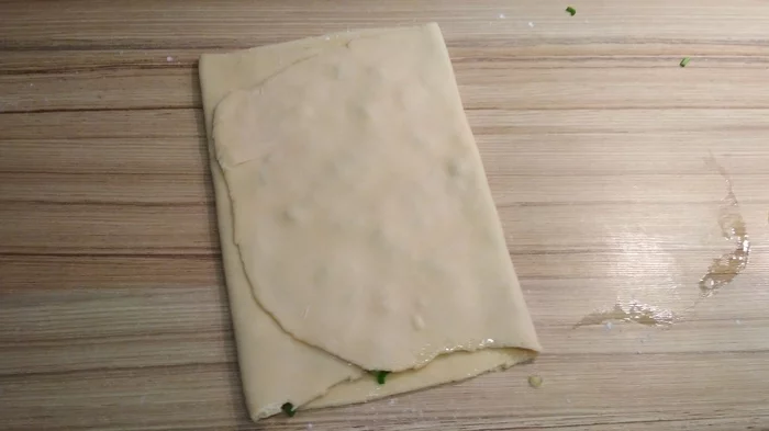 Слоёные лепешки с зелёным луком Рецепт, Лепешки, Выпечка, Тесто, Длиннопост