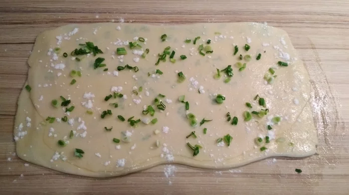 Слоёные лепешки с зелёным луком Рецепт, Лепешки, Выпечка, Тесто, Длиннопост