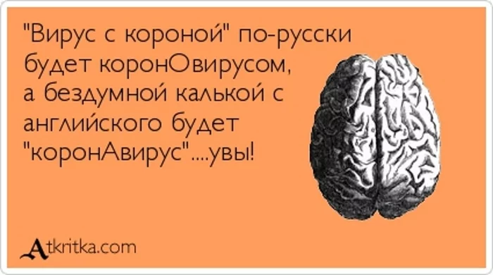 Вирус короновидной формы - как будет по-русски? - Моё, Граммар-Наци, Коронавирус