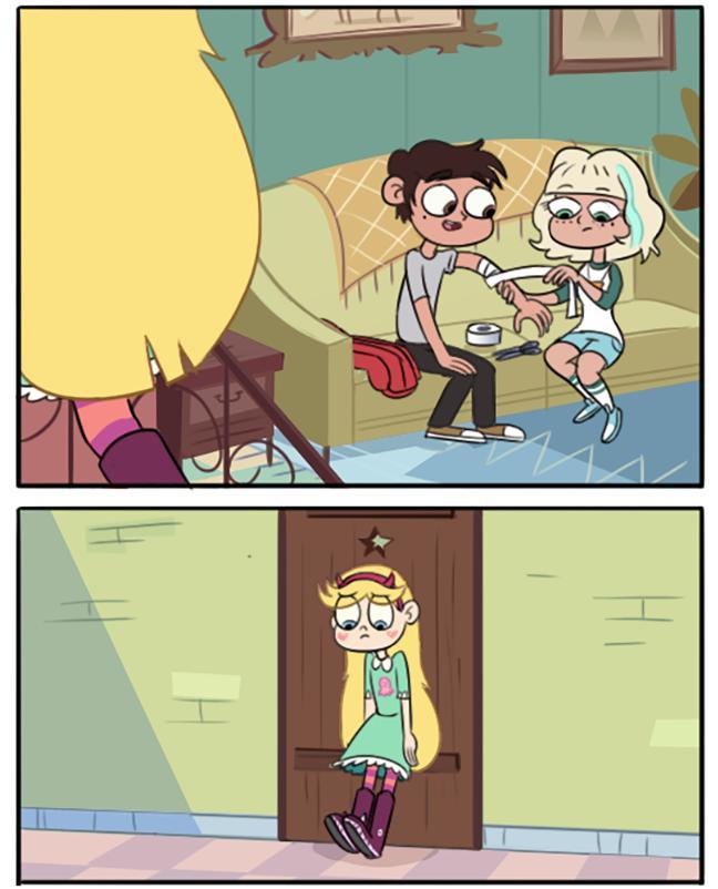 Star vs the forces of evil. Comic (I'll go alone) - Star vs Forces of Evil, Cartoons, Comics, Star butterfly, Marco diaz, Jackie lynn thomas, Longpost