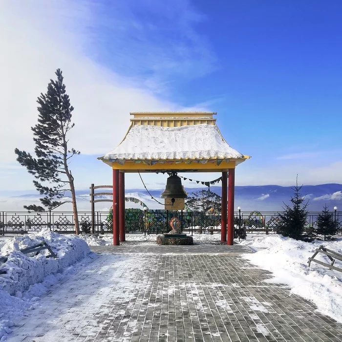 Ulan-Ude. Datsan - My, Mobile photography, The photo, Sky, Bells, Ulan-Ude