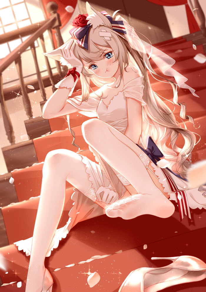 Haman Azur Lane, Hammann, Anime Art, , Animal Ears