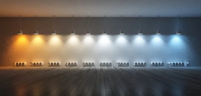 Comparison of lamps of different temperatures - Лампа, Light, Temperature, Optics, Physics, Incandescent lamp, Comparison, Render