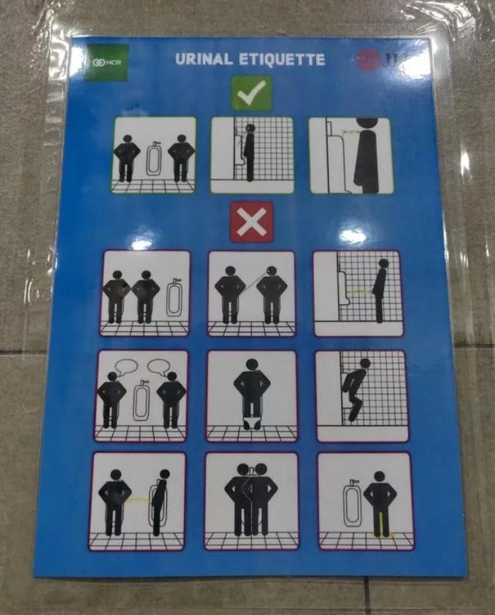 Remember! - Toilet, Men, Rules, Humor