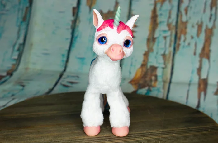 Post #7211498 - My, Polymer clay, Needlework without process, Unicorn, Author's toy, Longpost