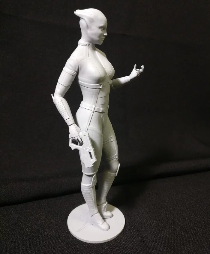 Mass effect, Лиара. Печать модели - Моё, Mass Effect, Bioware, Zbrush, 3D принтер, 3D моделирование, Авторская игрушка, Скульптура, Видео, Длиннопост, Лиара ТСони