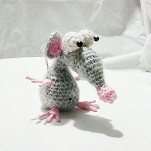 Every rat has a rat. 2020 is just around the corner) - My, Symbol of the year, Rat, Knitting, Needlework with process, With your own hands, Longpost