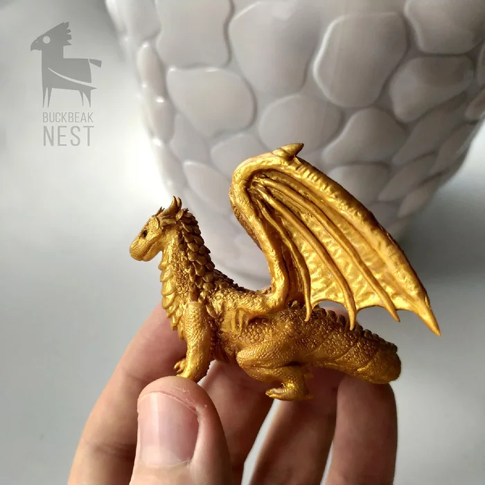Vile... Villin... Villentret... Borch Three Jackdaws! (Witcher universe) - My, The Dragon, Witcher, With your own hands, Polymer clay, Figurine, Miniature, Needlework without process, Longpost, , Figurines