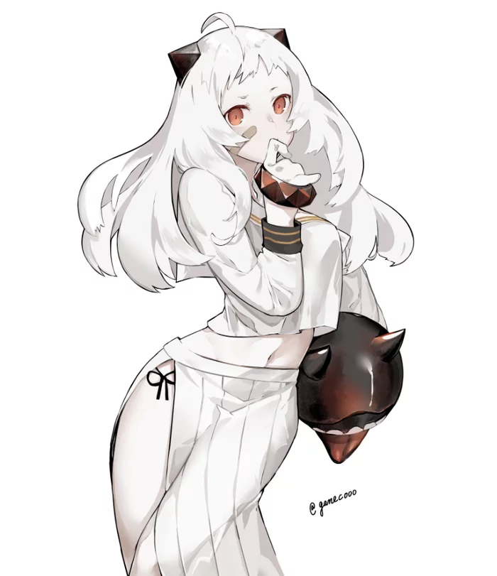 Like a fine wine - Kantai collection, Hoppou, Northern Ocean hime, Anime, Anime art, Longpost