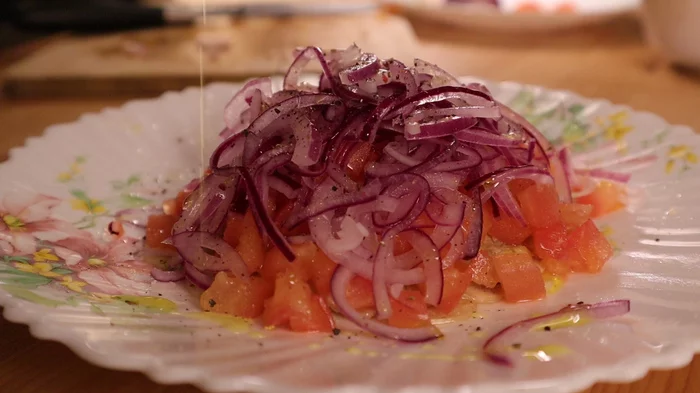 Mushroom carpaccio...mushroom salad in general - My, Recipe, Food, Salad, Mushrooms, Snack, Video recipe, Video, Longpost, Carpaccio