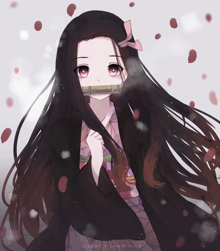 Nezuko Nezuko Kamado, Kimetsu No Yaiba, Anime Art, 