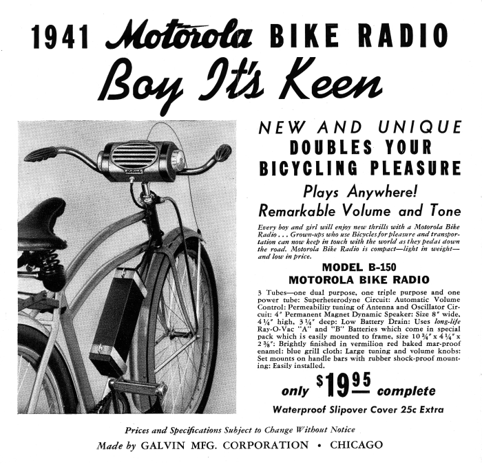 Bike radio: Bluetooth speakers of our great-grandfathers - History of things, Retro, Technics, Radio, A bike, Longpost