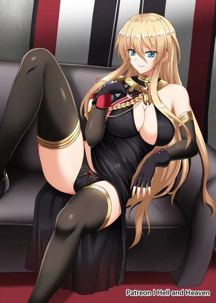 Bismarck - Azur lane, Bismarck, Anime, Anime art, Art