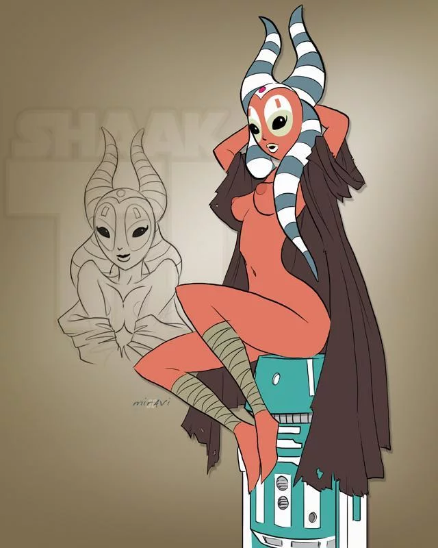 Shaak Ti from The Clone Wars - NSFW, Star Wars, Shaak Ti, Erotic, Art