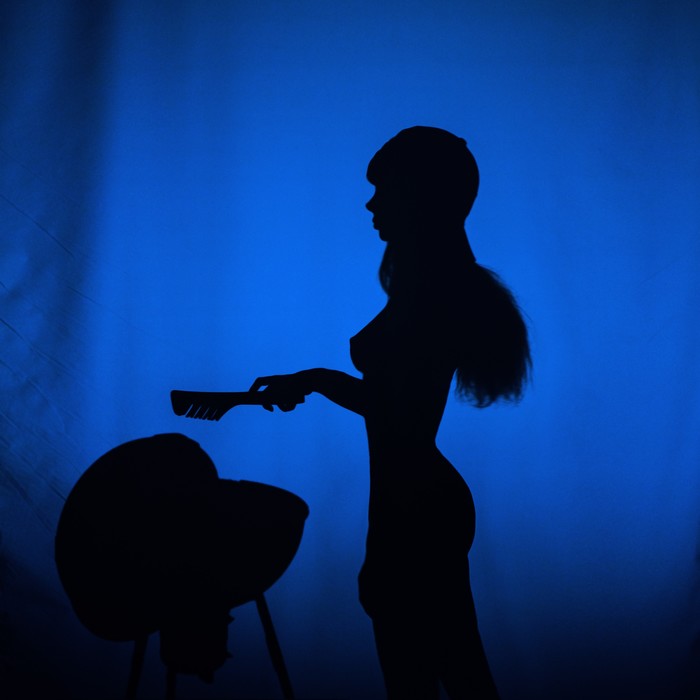 Wednesday - NSFW, My, Umbra, Shadow, Silhouette, Grill, Girls, The photo, Food