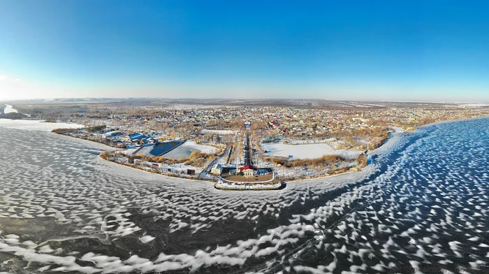 Pyatimorsk in white - My, Pyatimorsk, Spring, Volgograd, Kalach-on-Don, DJI Mavic 2 PRO, Longpost