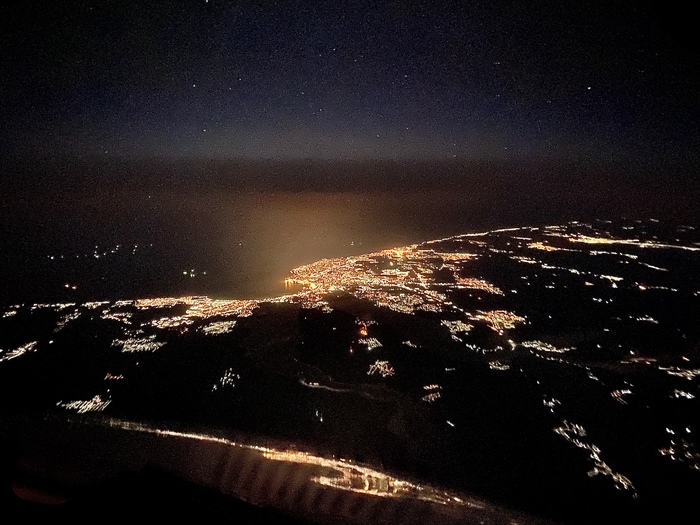 По пути в Дубай Авиация, Полет, Самолет, Airbus, Путешествия, Работа, Длиннопост, Видео