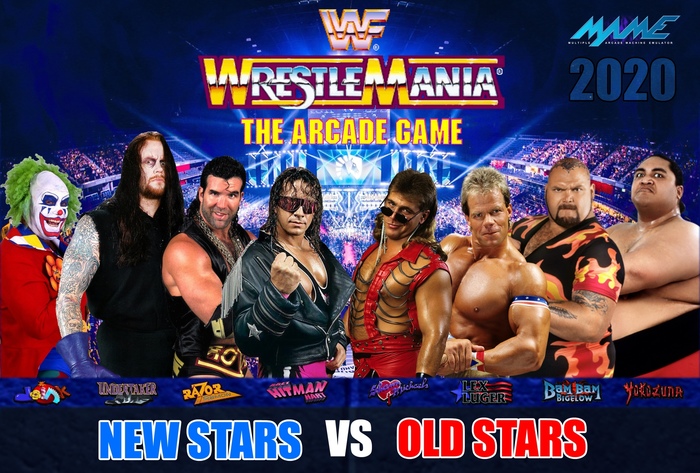   WWF WrestleMania: The Arcade Game - New Stars VS Old Stars