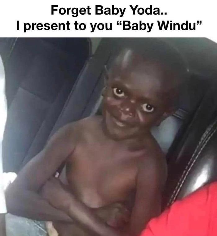 Забыли о малыше Йода, держите малыша Винду, мазафакеры)