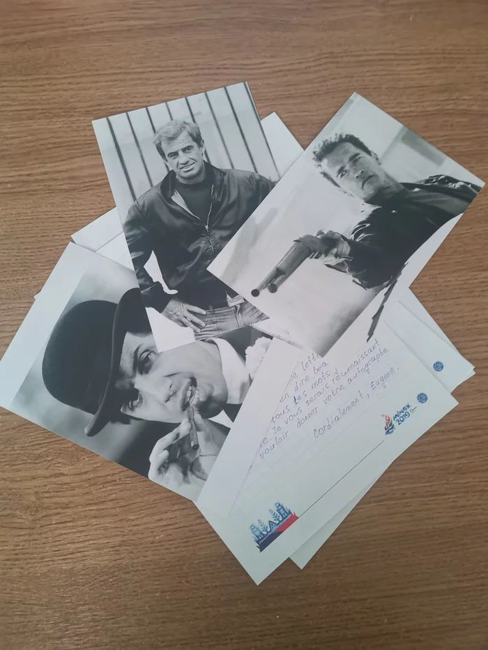 Envelope of Happiness - My, Autograph, Letter, Surprise, Jean-Paul Belmondo, Joy, Longpost, Actors and actresses, Celebrities