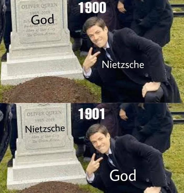 Nietzsche danced for a short time - Humor, Nietzsche, God